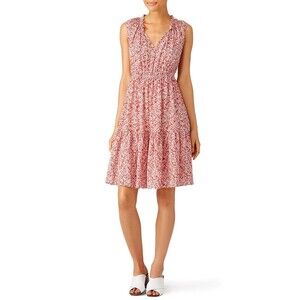 Rebecca Taylor Sleeveless Provence Floral Block Dress Size 6